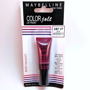 Color Jolt Lip Paint Berry Naughty Lip Gloss Liquid Lipstick Pigment Maybelline